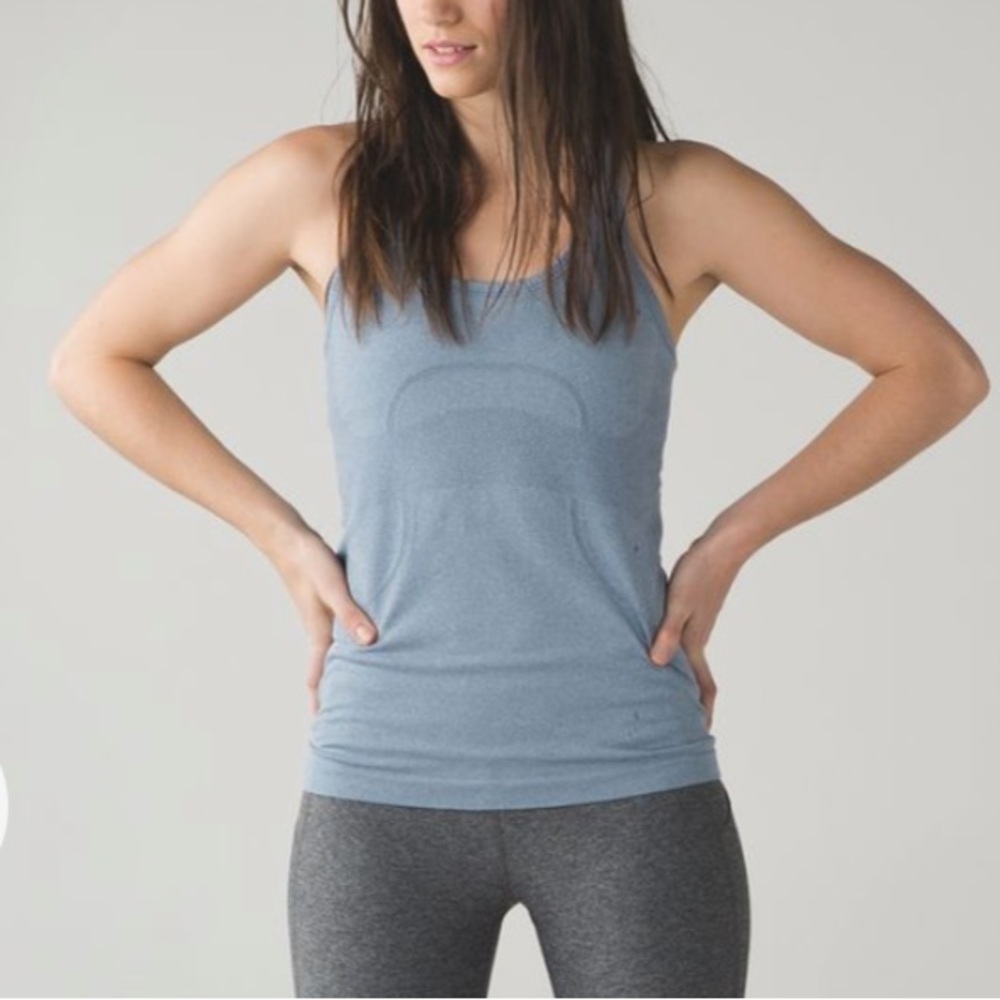 Lululemon Swiftly Tech Racerback
Heathered Blue Denim